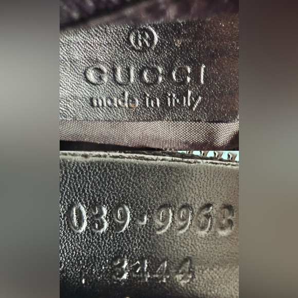 RARE Gucci Vintage Blue & Green Abstract Print Cosmetic Pouch - Picture 8 of 10